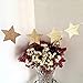 Christmas Gold Glittery Star Garland Decoration 5 Meters Elegant Shiny and Sparkling 16 Feet Long Party Background Decor. Ideal For Weddings, Birthday Parties, Bridal Showers, Holidays, Baby Showers.