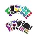 Super Z Outlet Photo Booth Props Photography Stick Face Mask Mustache Glasses Paper DIY Kit for Party Favors, Children Adult Birthday, Wedding Party Decorations, Activity Dress Up Costume Games