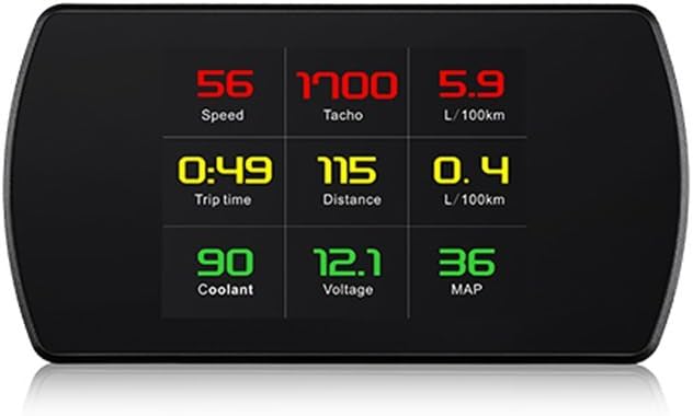 Coomir P12 OBD2 Scanner Car HUD Display Speed Projector Digital Speedometer Mileage Gauge Diagnostic Tool