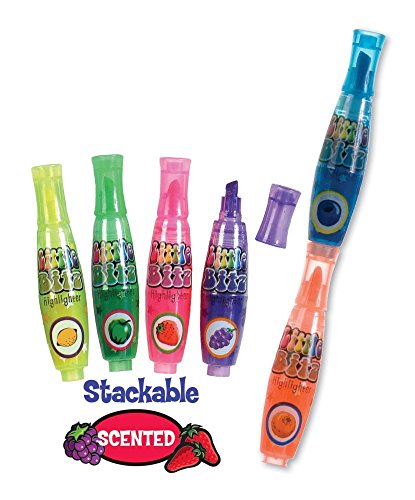 Raymond Geddes Little Bitz Scented Stackable Highlighter, 100 Pack (66991(