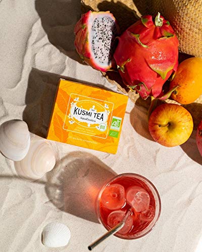 Kusmi Tea - AquaExotica bio Teemischung aus Hibiskus und Apfel Aromatisiert mit Exotischen Früchten - Gourmet Früchtetee… – Bild 3