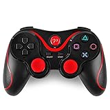 TNP PS3 Gaming Controller - Wireless Bluetooth 6 Axis Game Controller Gampad Joypad Joystick Console for Sony Playstation 3 PS3 Black/Red [Playstation 3]