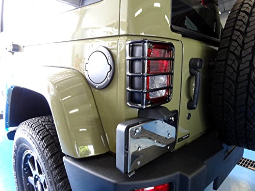 image for DIYTuning Euro Tail lamp light Cover Trim Guards Protector for Jeep Wr