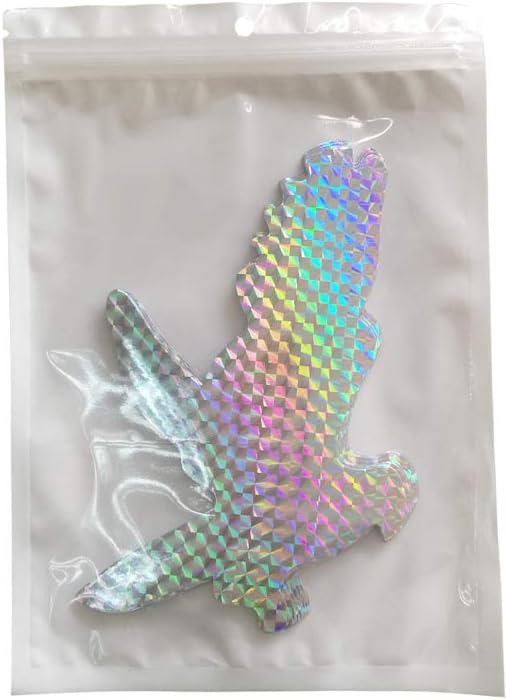 EACILLES Bird Deterrent Window Decals for Birds 16 Pieces Stop Birds