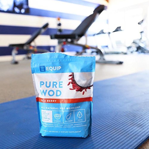 pureWOD PRE - Naturally Formulated Pre Workout Supplement, Natural Light Taste, Smooth Clean Energy, Paleo and Vegan Approved