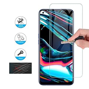 GEEMEE Pellicola Vetro Temperato+Fotocamera Vetro temperato per OPPO Realme 7 Pro,【2 Pack +2 Pack 】 9H Protezione… - immagine 5