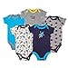 Luvable Friends 5-Pack Hanging Bodysuit, Rocket, 3-6 Months