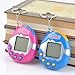 Halffle Mini Child Tamagotchi Electronic Virtual Cyber Tiny Pet Toy Game Machine,Electronic Pet Game Machine for Kids 1 Pcs Random Color (Solid Color Type)