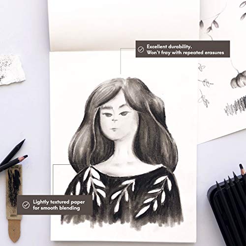 Sketch Pad â€“ 60 Sheets, 8.5 x 11 Inches, 160gsm - Premium Quality, Smooth, Thick Drawing Paper for Your Art Supplies - Perfect for Sketching, Stenciling, Art Journal and More â€“ Mozart Supplies
