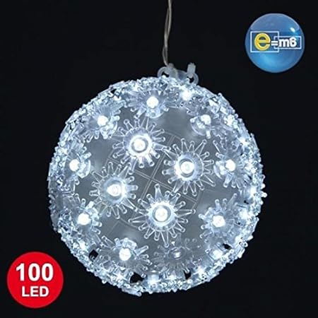 Amazon.de: Gartenkugel 100LED zum Aufhängen, kaltweiß