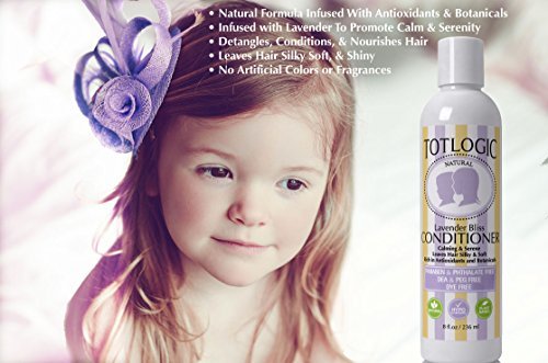 TotLogic-Kids-Baby-Safe-Conditioner-8-oz-Lavender-Bliss-Infused-with-Natural-Jojoba-Oil-and-Rich-in-Antioxidants-to-Detangler-Hair-No-Phthalates-Parabens-or-Sulfates