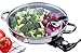 Electric Skillet By Culina 18/10 Stainless Steel, Nonstick Interior, with Glass Lid, 12-inch Round, Ptfe/pfoa-free, Dishwasher-safe