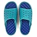 PR SOLES Recovery Sandals | Sports Glides for Men and Women | Great for Athletes | Teal/Royal Blue SM | (W) 7.5 - 9 | (M) 6.5 - 8