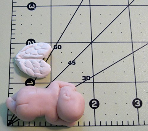 Little Baby and Angel Wings Set of Two Silicone Molds 1.5"