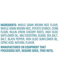 Good Thins Sea Salt & Pepper Gluten Free Rice Crackers - 3.5 Ounce Box