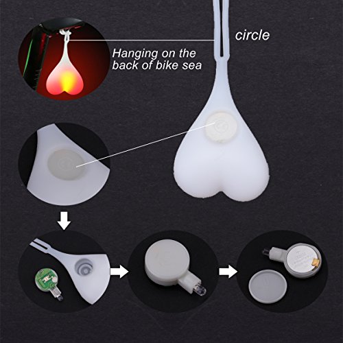 image for AMP-STW Mountain and Road Bike Rear Light Warning Night Cycling Safety