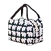 A Little Lemon Cute Reusable Cotton Lunch Bag Insulated Lunch Tote Soft Bento Cooler Bag (Polar Bear)