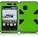 For LG 840G LG840G Dynamic Hybrid Tuff Hard Case Snap On Phone Silicone Cover Neon Green/Black Accessory