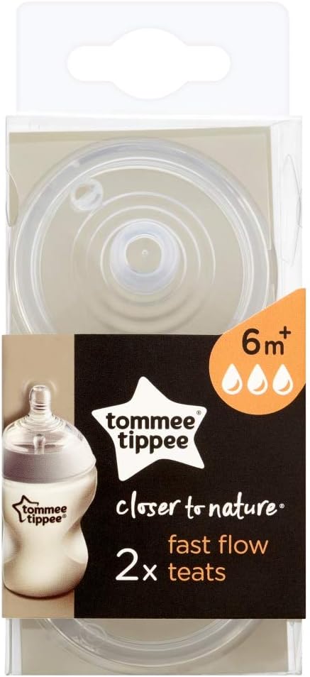 Tommee Tippee Closer to Nature Fast Flow Teats x 2