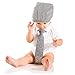 juDanzy Baby & Toddler Plaid Cabbie Hats (1-4 Years, Gray Tweed)