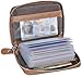 Easyoulife Credit Card Holder Wallet Womens Zipper Leather Case Purse RFID Blocking