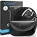 Mini Faraday Bag for Key Fob (2 Pack), TICONN Premium Faraday Cage Car Key Protector - RFID Signal Blocking, Anti-Theft Pouch, Anti-Hacking Case Blocker (PU Leather)