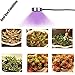 Plnat Led Grow Light, Ppunson 7W Grow Lamp for Indoor Plants Growth and Flowering with Flexible 360 Degree Rotation Gooseneck, Irony Clip and On/Off Switch (7w)