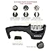 Knife Sharpener, MABOLON 3-Stage Kitchen Knife Sharpener, Helps Repair, Sharpening for All Dull Knife,Scissors Chefs and Pocket Knives,Cleaning Cloth Included