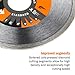 Diamond Saw Blade (4-1/2 Inch, Continuous Rim)