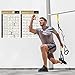NewMe Fitness VOL 1+2 SUSPENSION EXERCISE POSTER 2-PACK - Laminated, Large & Easy to Follow Workout Resistance Band Training - Total Body Workout - Bodyweight Exercise Chart (20” x 30”)