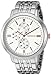 Geneva Men's GV/5001SVTT Multi-Function Dial Silver-Tone Bracelet Watch