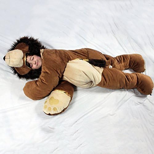 SnooZzoo Lion children's stuffed animal sleeping bag. GIANT!! 66 inches tall. by SnooZzoo