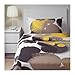 Ikea Bolltistel Duvet Cover and Pillowcases, Twin, Yellow