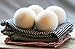 Heart Felt Wool Dryer Balls (4 Pack XL) Pure New Zealand Wool, No Cheap Fillers, Natural Reusable Non-Toxic Fabric Softener, Reduces Drying Time