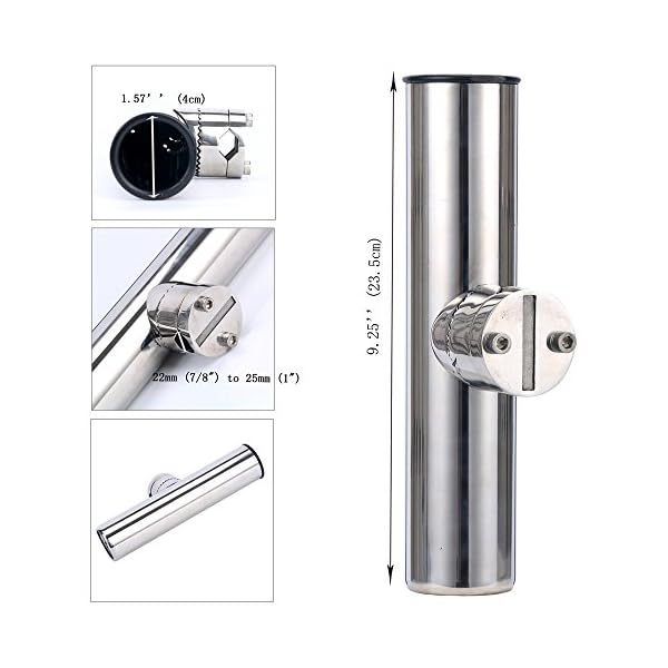 Amarine-made-Stainless-Clamp-on-Fishing-Rod-Holder-for-Rails Amarine-made-Stainless-Clamp-on-Fishing-Rod-Holder-for-Rails