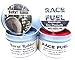 Combo - 4oz Burnt Rubber & 4oz Race Fuel Soy Candle Tins - Great Gift for Men & Race Fans