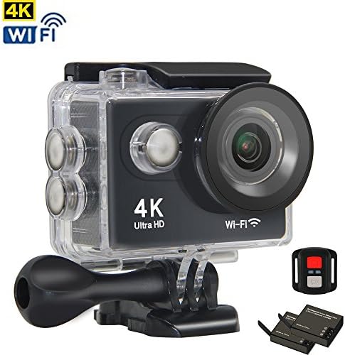 Kids Camera 4K Action Cam WiFi Sports Helmet Camcorder Waterproof 30M HD 1080P Wireless Video Recorder Holiday Birthday Gift
