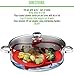 PREMIUM Silicone Vegetable Steamer Basket - Red - 8