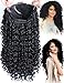 L Part Lace Front Wigs For Black Women Long Curly Heat Resistant Synthetic Hair Replacement Wigs Natural Black 26 Inch