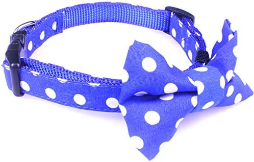 Bow Tie Dog Collar — for Dogs & Puppies — Fashion Colors & Patterns, Three Sizes