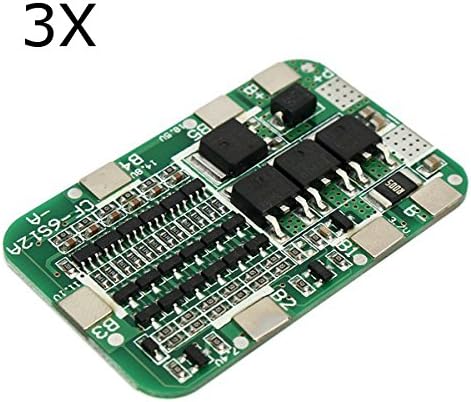 ILS - 3 pieces PCB BMS 6S 15A 24V Battery Protection Board For 18650 Li-ion Lithium Battery Cell