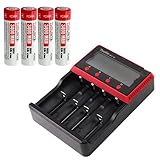 ThruNite Package Deal: ThruNite MCC-4S Universal Charger + ThruNite 3400mAh 18650 lithium Batteries (MCC-4S1pcs + 18650-3400mah4pcs)