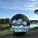 WHW Whole House Worlds Emerald Green Dynamic Bubbles, Paperweight, Handcrafted Art Glass, 3 1/2 Inches