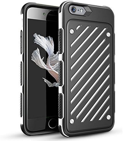 iPhone 6s Plus Case, Sextile Apple iPhone 6 Plus Case, Dual Layer Hybrid [Unicorn Beetle Sport] Slim Protective Case 5.5 Inch (White)
