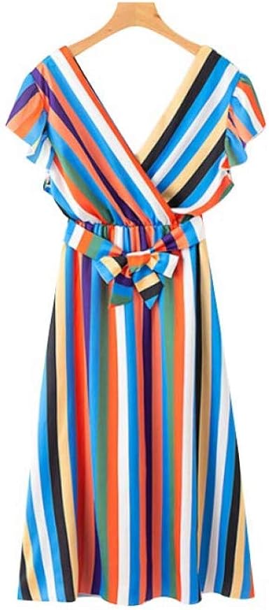 colorful midi dress