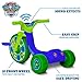 Paw Patrol 10” Fly Wheels Junior Cruiser Ride-On Pedal-Powered Toddler Bike/Trike – Blue/Green, Ages 2-4, for Kids 33”-35” Tall Andup to 35 Lbs