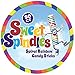 Sweet Spindles Mini Hard Candy Sticks - 50-Piece Jar (Rainbow)