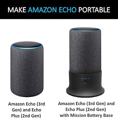 mission battery shell for amazon echo
