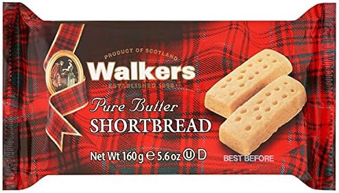 Walkers Shortbread Fingers 160 G Pack Of 6 Amazon Co Uk Grocery