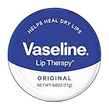 Vaseline Lip Therapy Lip Balm Tin, Original, 0.6 oz